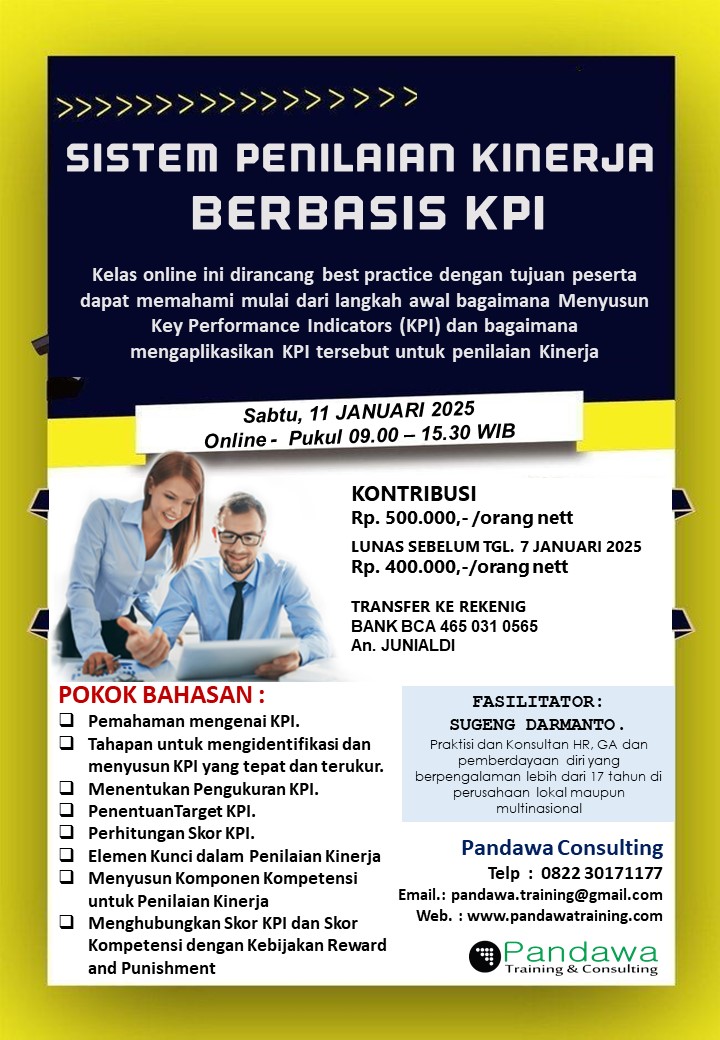 SISTEM PENILAIAN KINERJA BERBASIS KPI